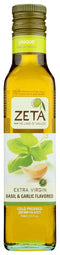 Zeta The Land Of Galilee Basil & Garlic Extra Virgin Olive Oil, 8.5 FZ