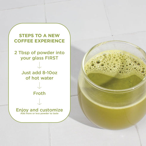 Laird Superfood Matcha Instant Latte - Green Tea Powder with Adaptogens, Packed with Antioxidants and Superfood Coconut