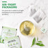 100 (Pack 1), 6.3 Soeos Organic Green Tea, Tea Bags of Caffeinated, Low Caffeine, Fresh and Healthy Green Tea, Ounce