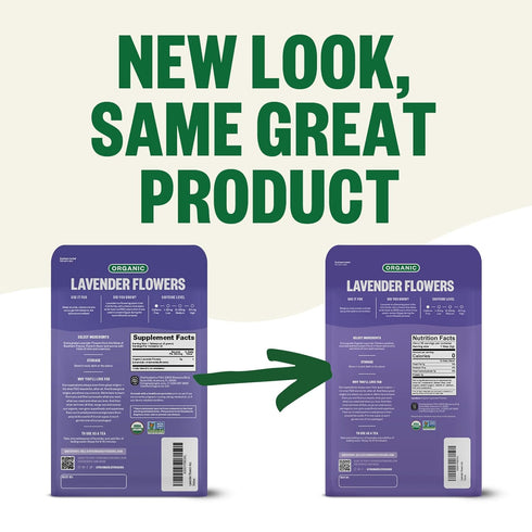 4oz, Packaging (Pack 1) FGO Organic Dried Lavender Flowers, Extra Grade Dried Buds, Imported From France for Culinary