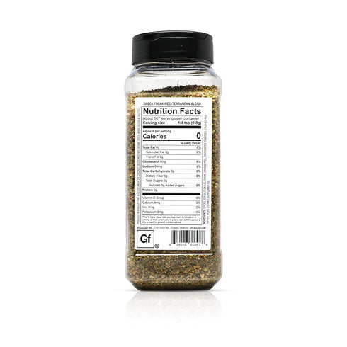 16 oz Spiceology Greek Freak Mediterranean Seasoning Greek Herbs & Spices for Chicken, Potatoes, Salad, Gyros, Pasta