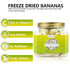 6OZ/170G Freeze Dried Bananas, Freeze Dried Fruit, Drie-d Banana Chips Natural, No Add Sugar, Fruit Snacks