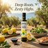 8.45 oz Aleta Farms, Infused Balsamic Vinegar, USDA Organic Greek, Salad Dressings, Pasta, Fish, fl (Lemon)