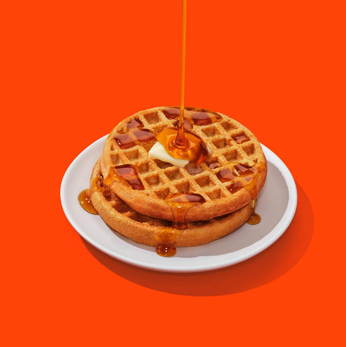 Frozen 8oz Banza Homestyle Protein Waffles, Waffles from Chickpeas - High Protein, Gluten Free, Lower Carb Toaster