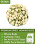 Olvvla - Dried Jasmine Flowers - 3oz/85g, 100% Natural Jasmine Tea Edible Flowers, Pure Jasmine Buds Loose Leaf Herbs