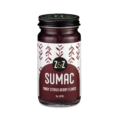 Sumac by Z&Z | Ground Sumac Spice from Fresh Citrus Berries | Authentic Turkish Seasoning for Marinades and Salads