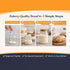 72 Cultures for Health Rapid Sourdough Starter - Bake Artisan Sourdough Bread in Hours - Dehydrated Live Culture