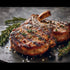 1 (6 oz) 1 (14 oz) Packages Grumpy Butcher Steak & Pork Chop Meat Gift Box Beef Top Sirloin Steak & Duroc Bone-in Pork