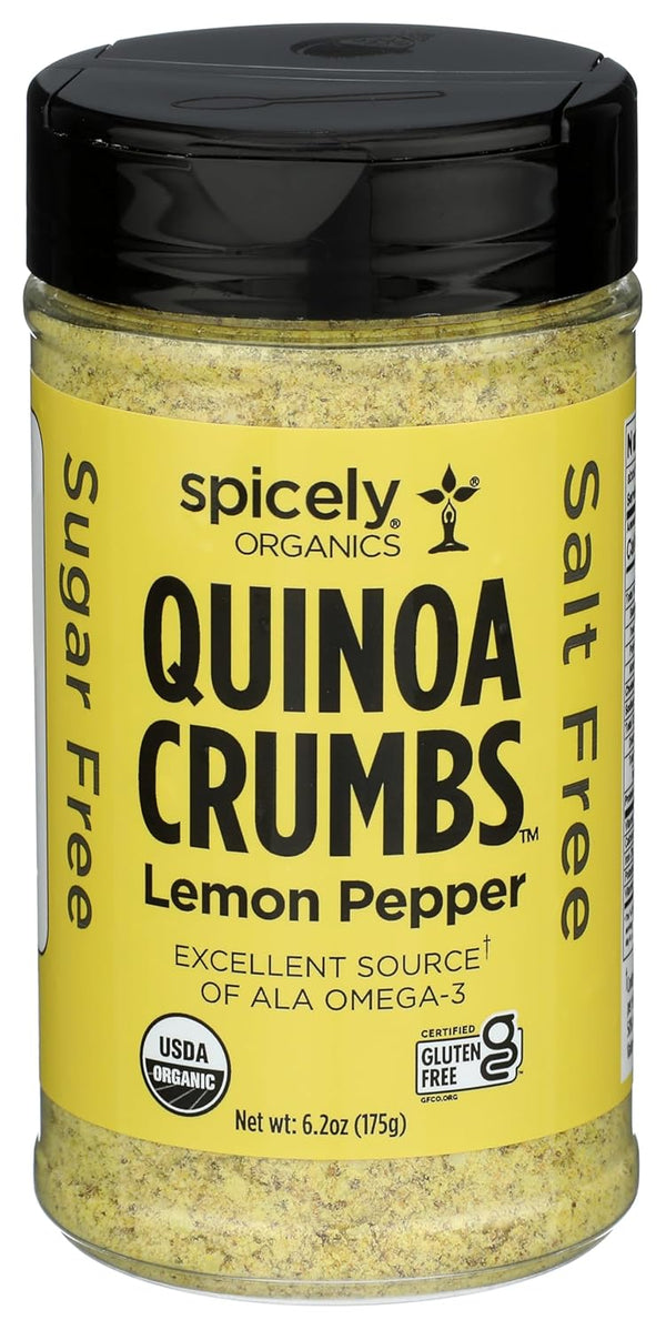SPICELY Organics Organic Lemon Pepper Quinoa Crumb