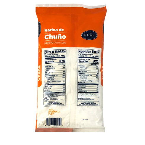 15oz Belmont Harina De Chuo (Dried Potato Flour) Single Bag - Product of Peru