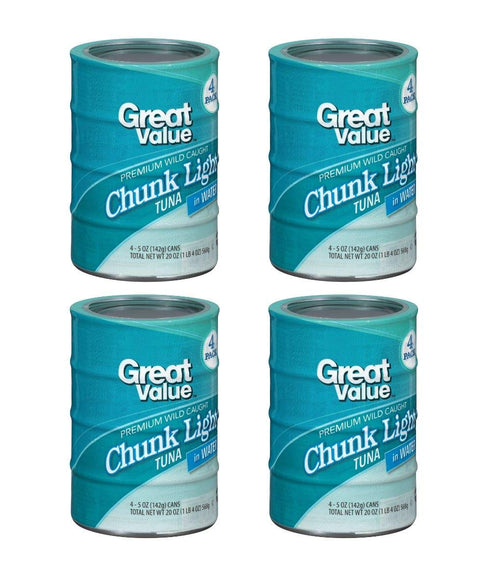 Great Value Chunk Light Tuna in Water, 5 oz