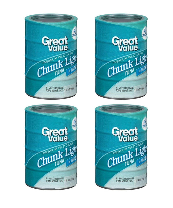 Great Value Chunk Light Tuna in Water, 5 oz