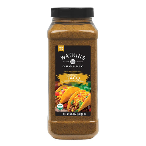Watkins Organic Gourmet Dry Seasoning Mix, Taco, 24.0 Ounce (Pack of 1)