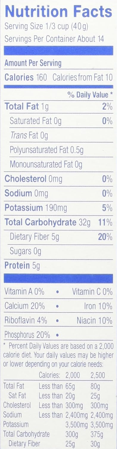 Wheatena 20 Oz Toasted Crushed Whole Wheat Cereal, Box