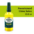 (33.8 Pack 1) Major Peters' Sweetened Lime Juice, Only Add Spirits & Garnishes for Ideal Drink Fl Ounce