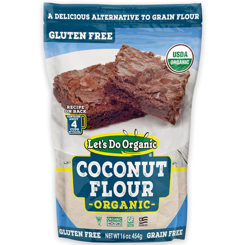 Let's Do Organic Coconut Flour - For Baking, Wheat Flour Alternative, High