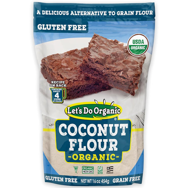 Let's Do Organic Coconut Flour - For Baking, Wheat Flour Alternative, High