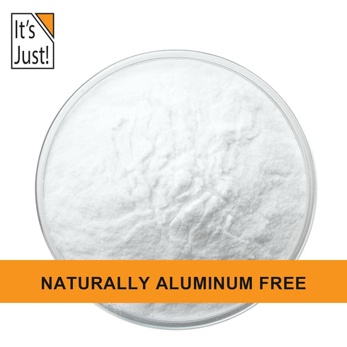 It's Just Baking Soda, 100% Pure Sodium Bicarbonate, Food Grade, Non-GMO, Made in USA, 3.5 Pound