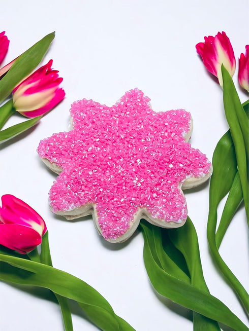 Sweet Evas SHIMMER METALLIC SPARKLING PINK SUGAR CRYSTALS - Dairy Free,Gluten Free,Vegan,Soy Free,Nuts