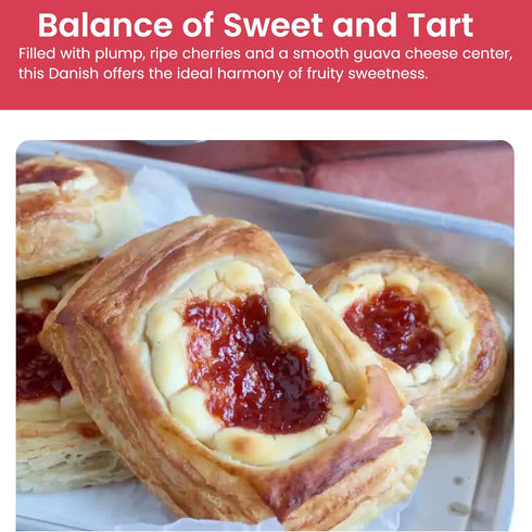 Oven Delights (4oz) Pack 12 Guava Cheese Croissant - Bakery fresh - Breakfast Pastries - Individually Wrapped