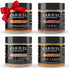 Spicy Sea Salt Mega Sampler: Spicy Garlic Pepper, Habanero, Jalapeno and Cajun