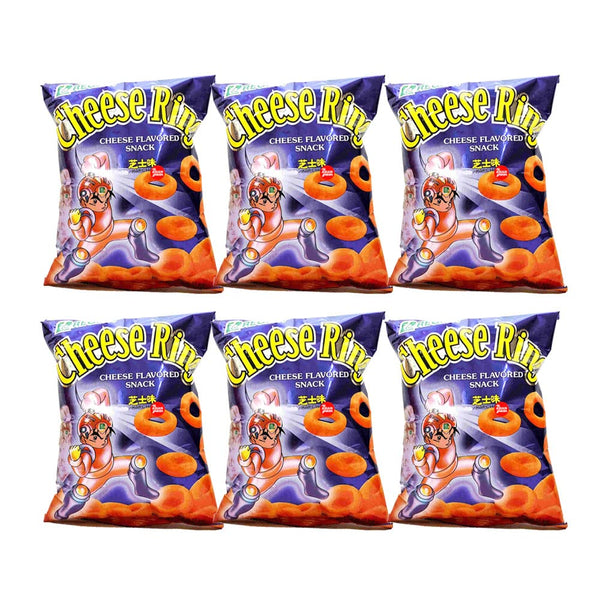 Regent Cheese Ring Cheese Flavored Snack 60g, 6 Pack