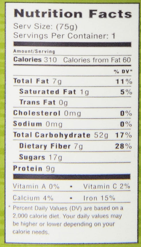 2.6 (Pack 6) Modern Oats Apple Walnut Oatmeal, Ounce