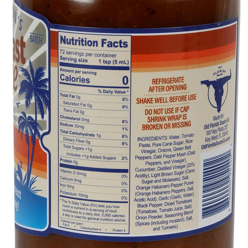 Old Florida Sauce Bear & Burton's Breakfast Sauce, 12oz Blend - Perfect for Dipping Eggs, Bacon, Biscuits & Chicken