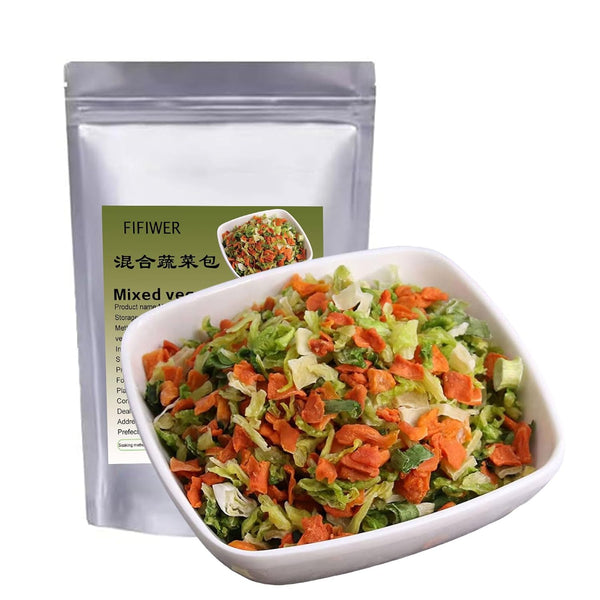 FIFIWER ramen veggies dehydrateddried vegetable mixdried ramen topping11.3oz/320g Dehydrated Vegetables for Ramen Noodles,Mixed