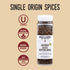 16oz Burlap & Barrel Zanzibar Black Peppercorns Award-Winning, Vine-Ripened Whole Peppercorns with Bright, Lemony