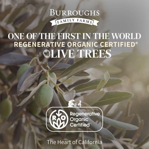500ml (16.9 oz) Burroughs Family Farms Premium Organic Extra Virgin Olive Oil Cold-Pressed California EVOO, Polyphenol
