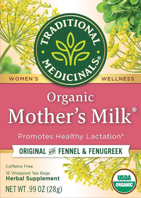 Traditional Medicinals Organic Mother's Milk Herbal Tea - 16 Tea Bags -