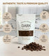 moliss 5LB 80oz Dark Chocolate Melting Wafers, Resealable Bag, Smooth Coating for Candy Making, Dipping and Molds