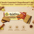 Gourmet Sweets Classic Gingerbread Cake with Fructose - Traditional Gingerbread Treats with Soft Texture for Daily Tea