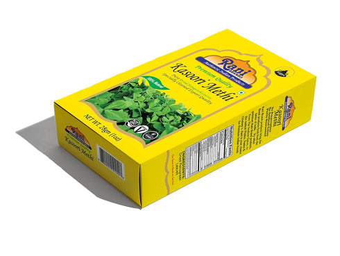 Rani Fenugreek Leaves Dried (Kasoori Methi), 1oz (28g) - All Natural, Vegan, Gluten Friendly