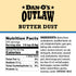 6.9 oz Dan-Os Outlaw Butter Dust Seasoning Buttery All Purpose Seasoning for Chicken, Vegetables & Popcorn Sugar Free