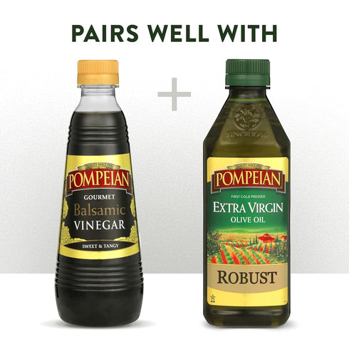 16 oz Pompeian Gourmet Balsamic Vinegar - fl - Vinegar for Cooking - Sweet and Tangy Flavor for Salad Dressings