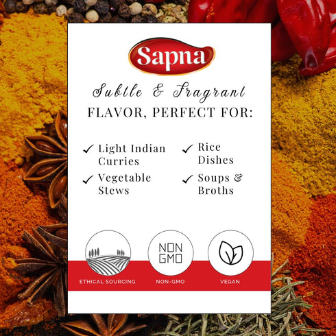 Sapna 14 OZ, Mild Curry Powder, Premium Authentic Indian Spice Blend, All Natural