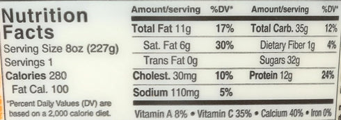 8 OZ NOOSA Peach Yoghurt