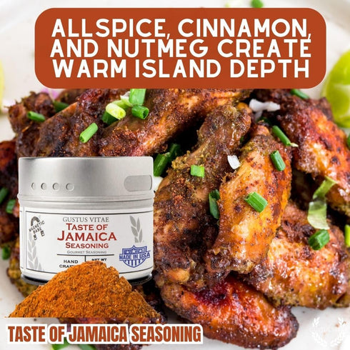 GLP-1 1.5 #6 Taste of Jamaica | Authentic Gourmet Jerk Seasoning | Artisanal Spice Blend | Non GMO, All Natural |
