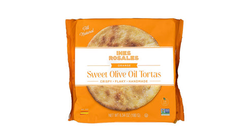 INES Rosales Seville Orange Sweet Olive Oil Tortas (Pack of 5) (Tortas