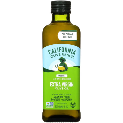 Globa California Olive Ranch l Blend Medium Extra Virgin Olive Oil, 16.9 fl
