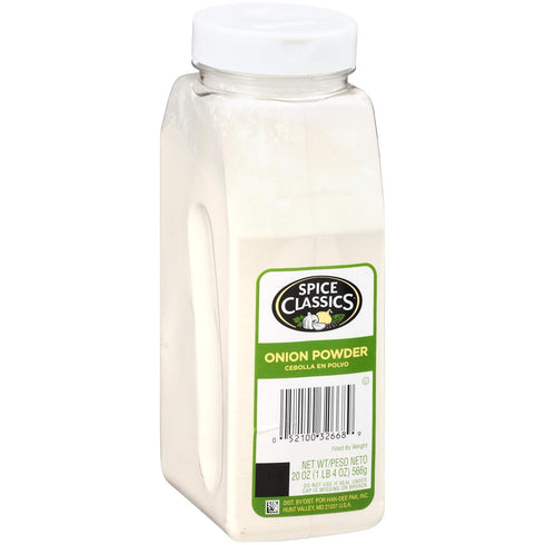 Spice Classics Onion Powder, 20 oz - Bulk Onion Powder for Cooking, Ideal for Soups, Vegetables, Rubs