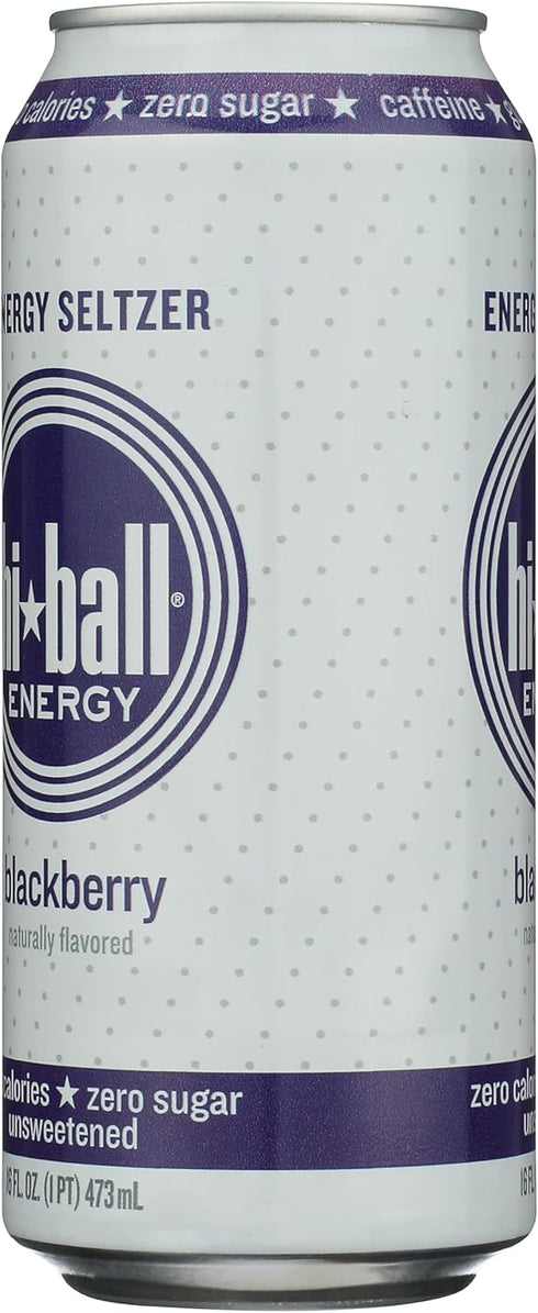 16 Hiball Energy Blackberry Energy Seltzer, Fz