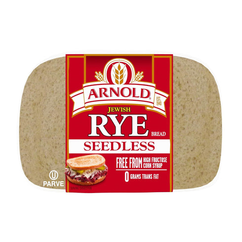 VEMAX Store 16 oz (Pack 2 Bread Seedless Real Jewish Rye, of Loaves)