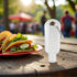 XYSRXWY 3Pcs 2oz/50ml Portable Hot Sauce Keychain Bottles - Mini Ketchup Containers for On-The-Go - Refillable Travel