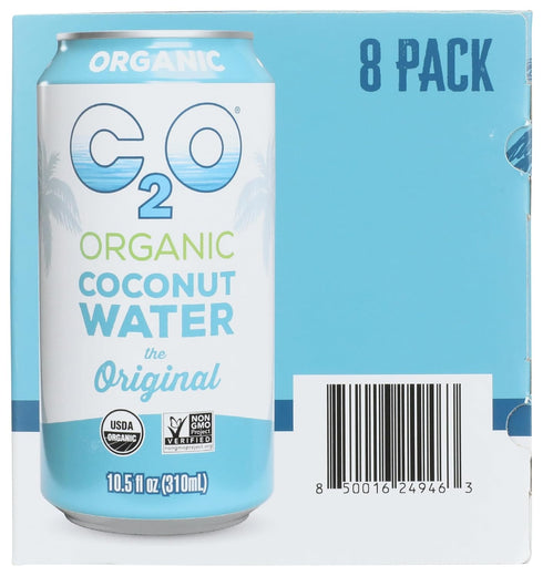 C2O 8pk, 10.5 Organic Coconut Water FZ