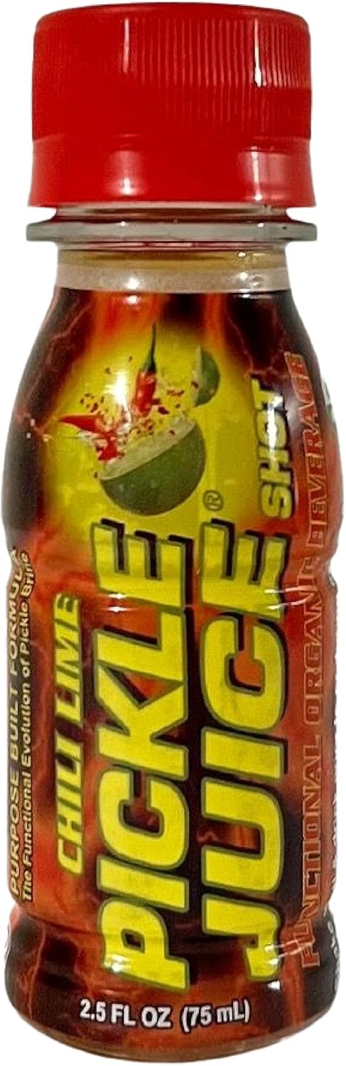 Pickle Juice Sports Drink Shots, Extra Strength, Chili Lime - Relieves Cramps
