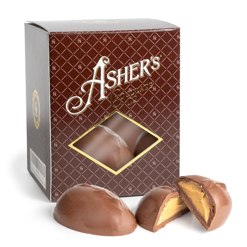 Asher's Chocolates, Sugar Free Milk Chocolate Eggs, Small Batches of Kosher Chocolate,