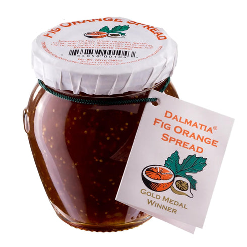 Dalmatia Orange Fig Spread, 8.5 oz | Mediterranean Citrus & Fig Blend